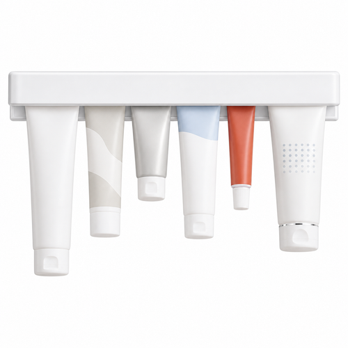 No-Drill Toothpaste Tube Holder