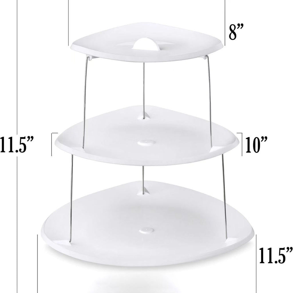 3-Tier Foldable Serving Tray