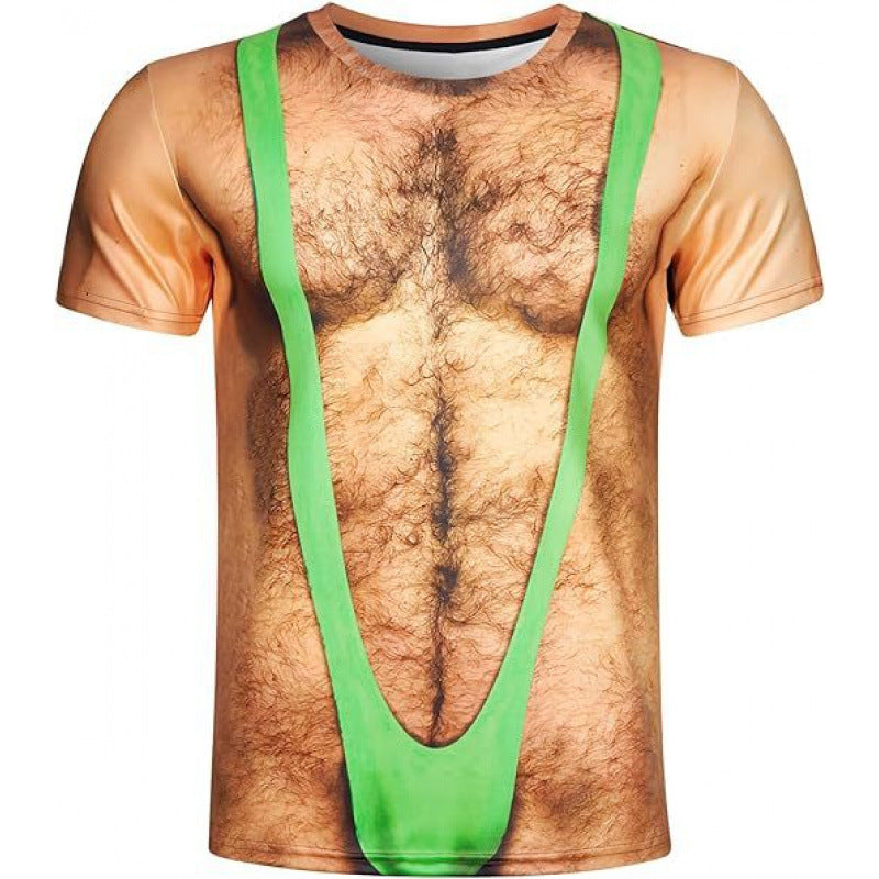 Funny 3D Illusion Graphic Tee