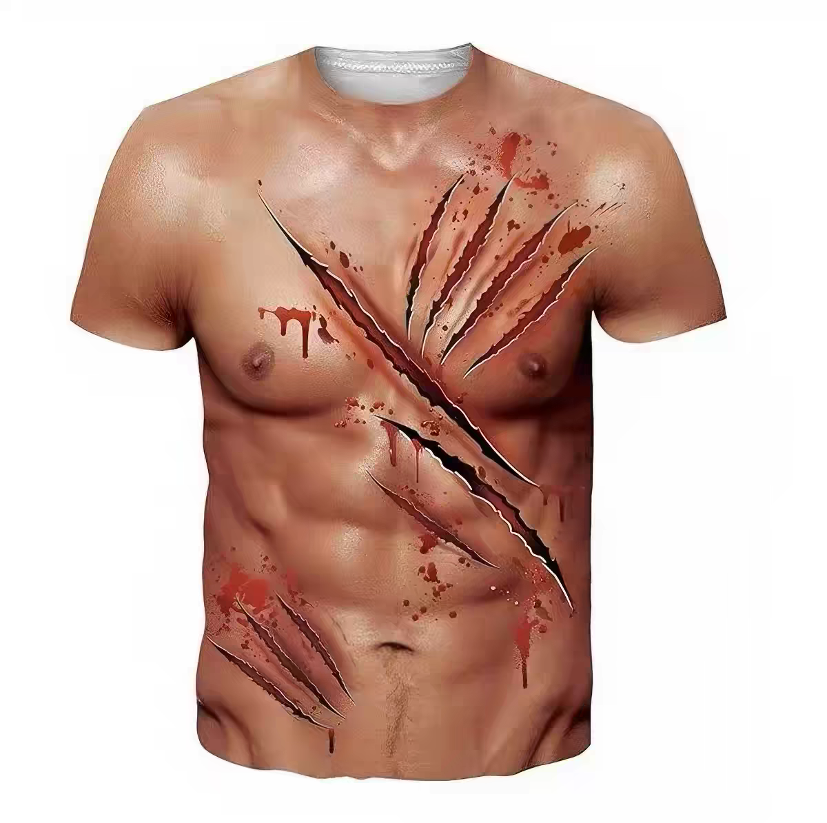 Funny 3D Illusion Graphic Tee