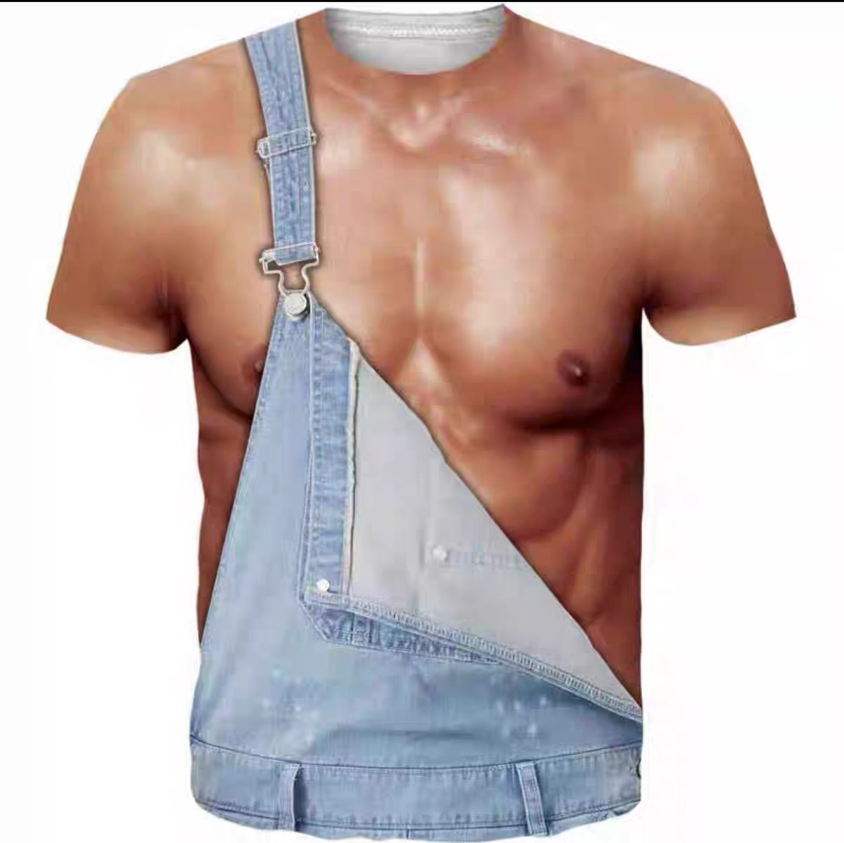 Funny 3D Illusion Graphic Tee