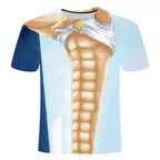 Funny 3D Illusion Graphic Tee