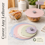 Reusable Silicone Stretch Lids & Microwave Splatter Guard