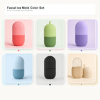 silicone facial ice cube tray for skincare and face massage