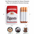 Realistic Cigarette Squeaky Pet Toy