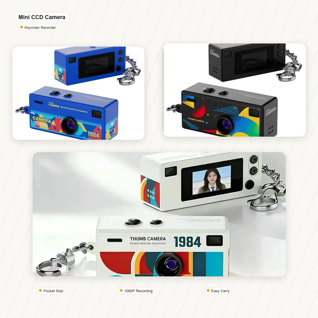 Mini CCD Keychain Camera