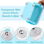 adhesive swivel casters for furniture and home organization