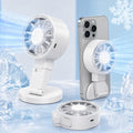 mini magnetic foldable phone fan for phone and travel