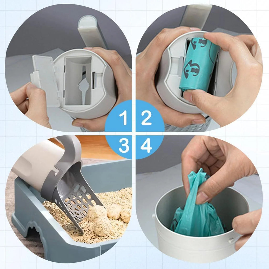 Integrated Litter Scoop