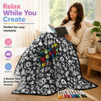 DIY Creative Coloring Blanket