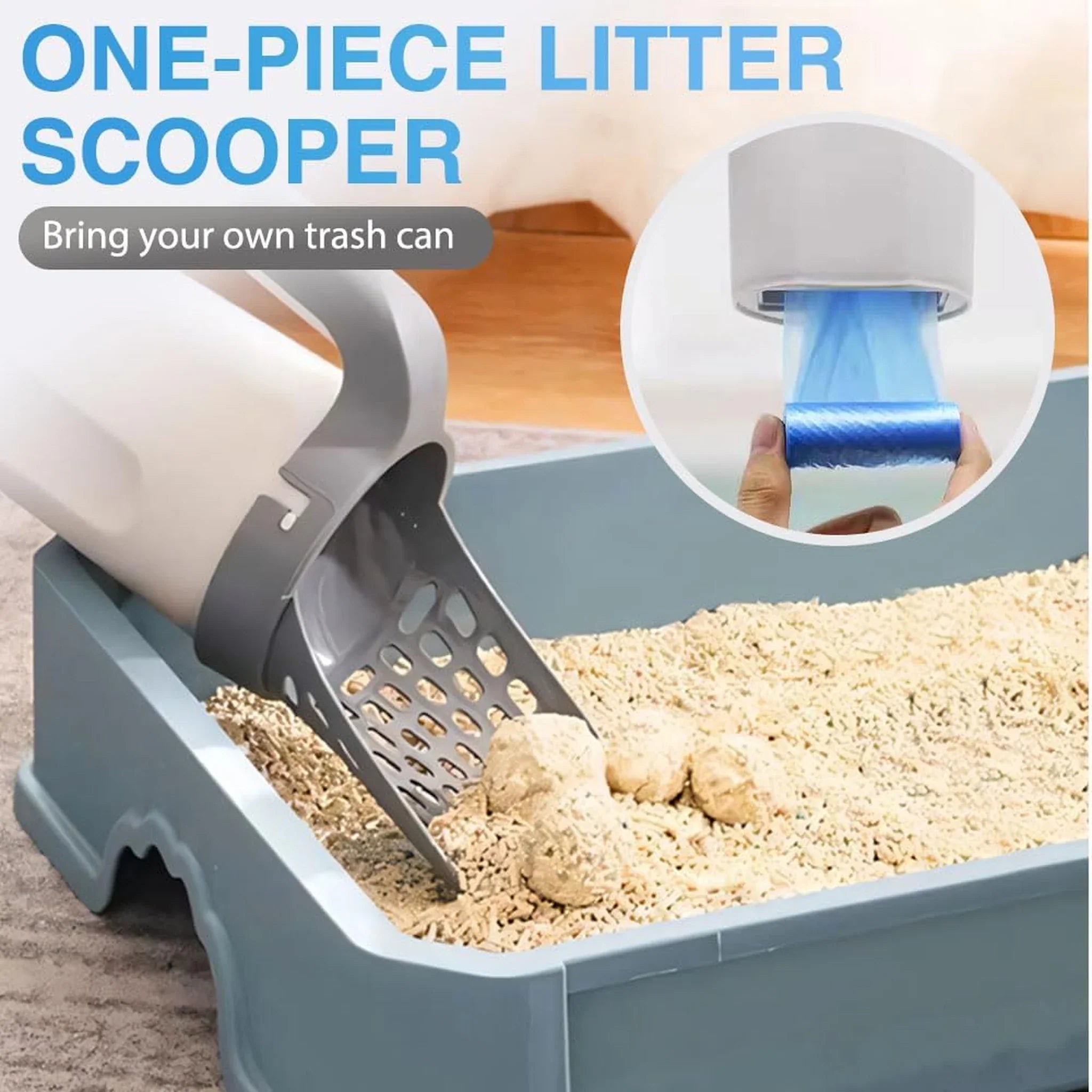 Integrated Litter Scoop