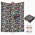 DIY creative coloring blanket for kids and family