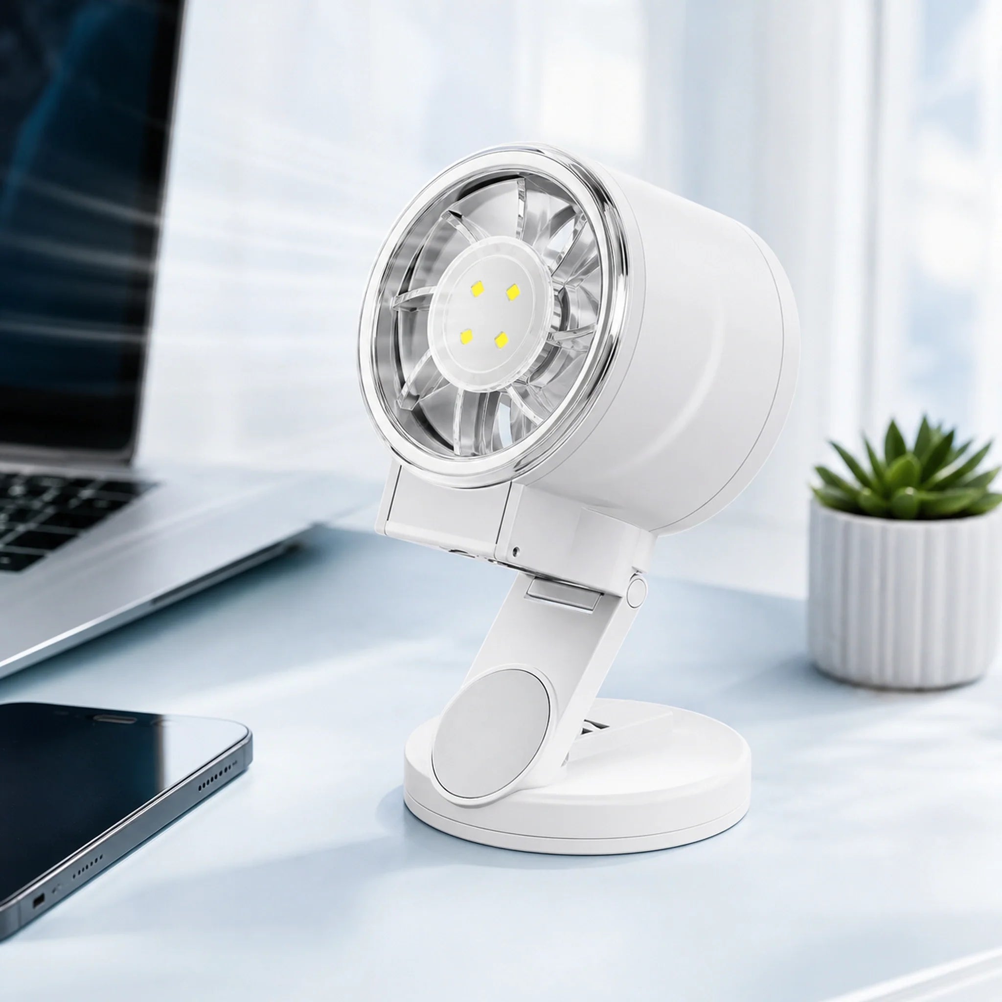 Mini Magnetic Foldable Phone Fan