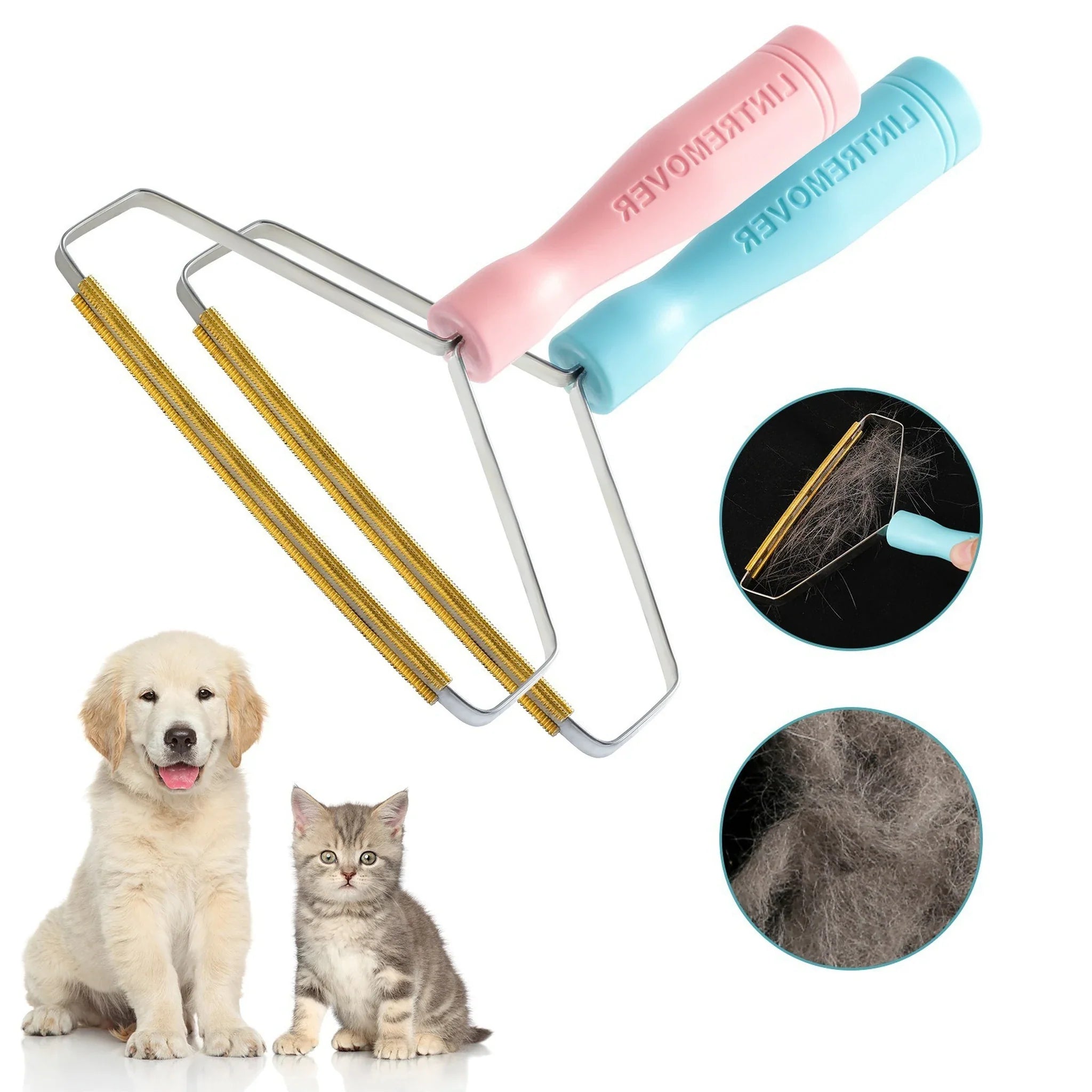 pet hair brush for carpets clothing and furniture