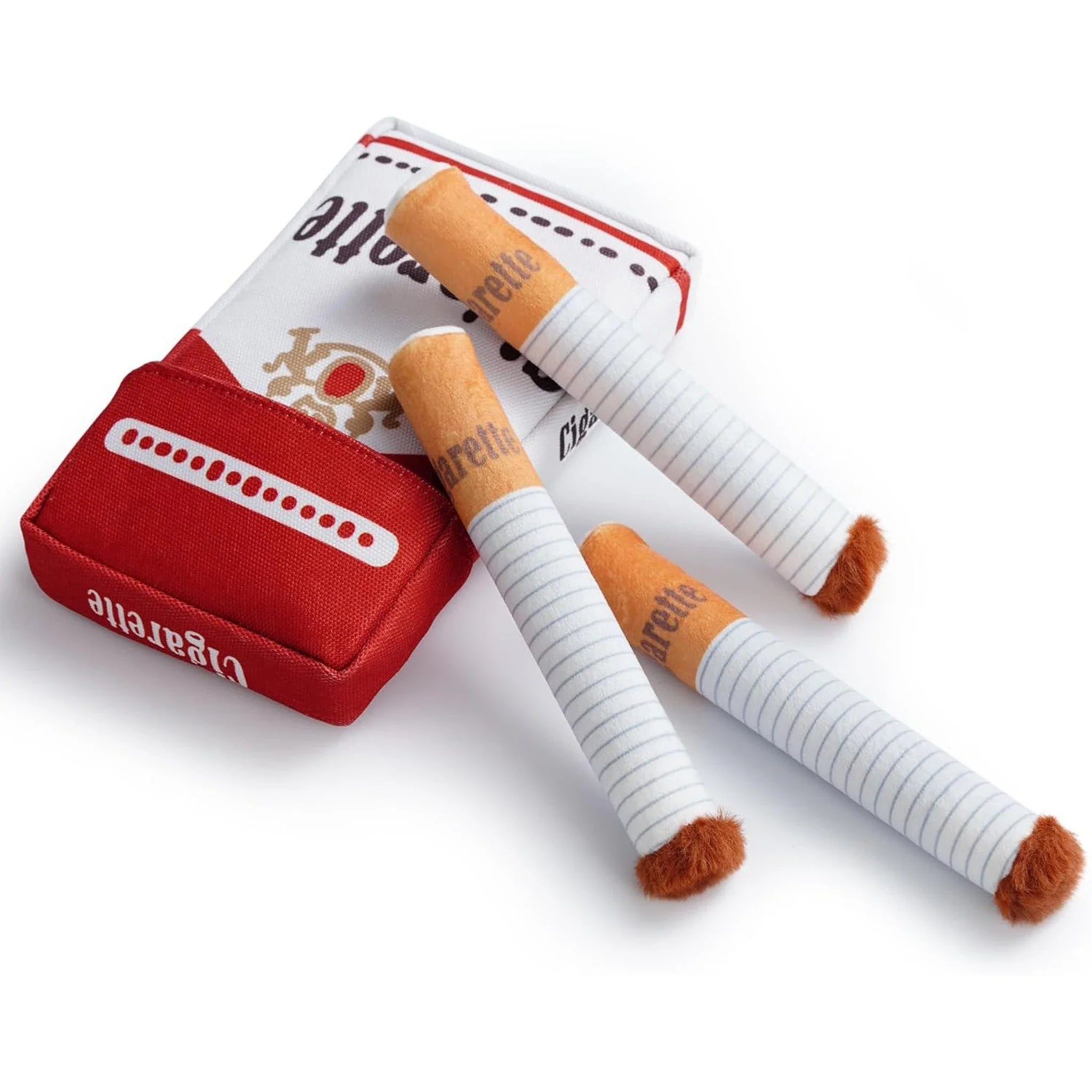 Realistic Cigarette Squeaky Pet Toy