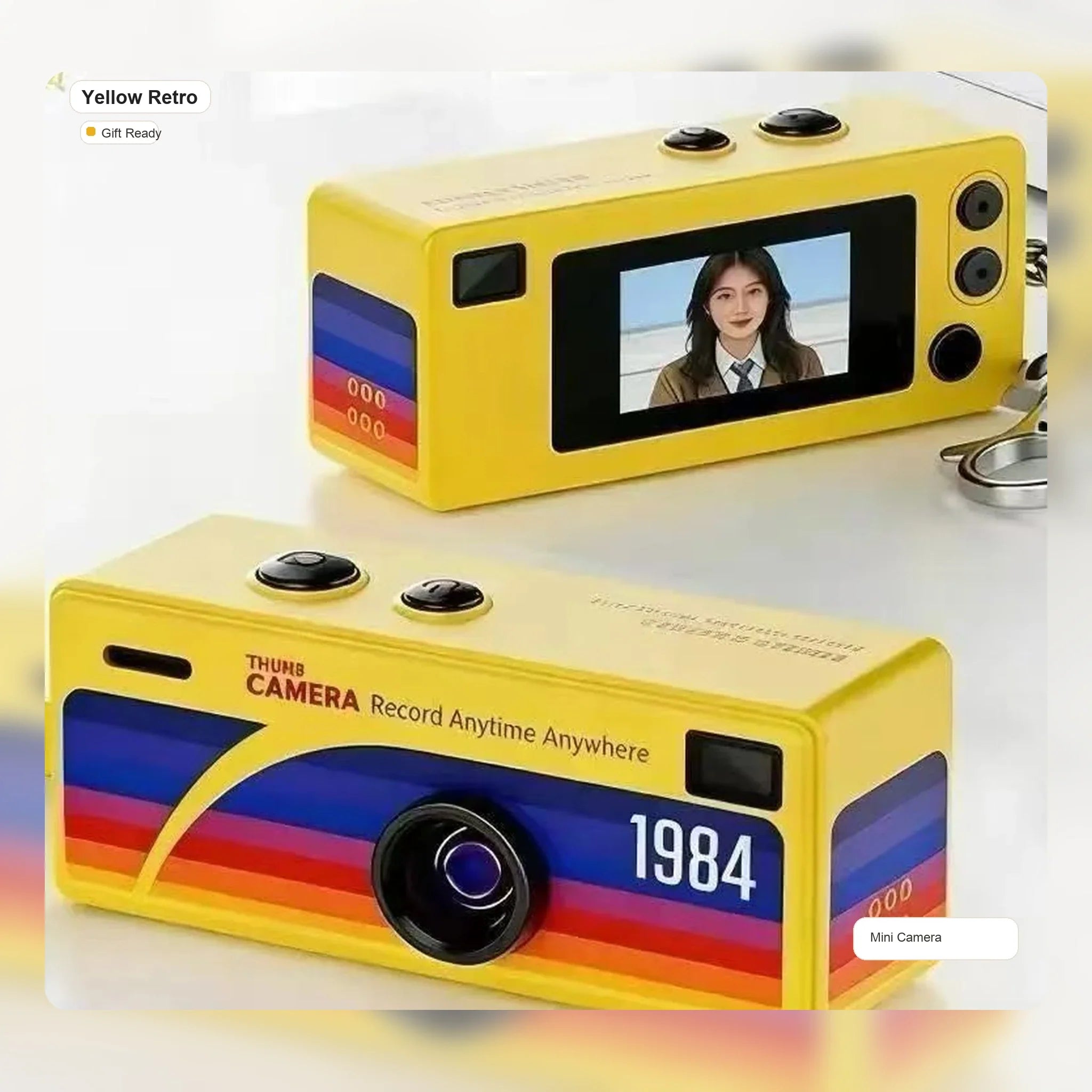 Mini CCD Keychain Camera