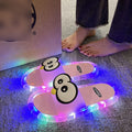 unisex light-up sensor slippers for men and women