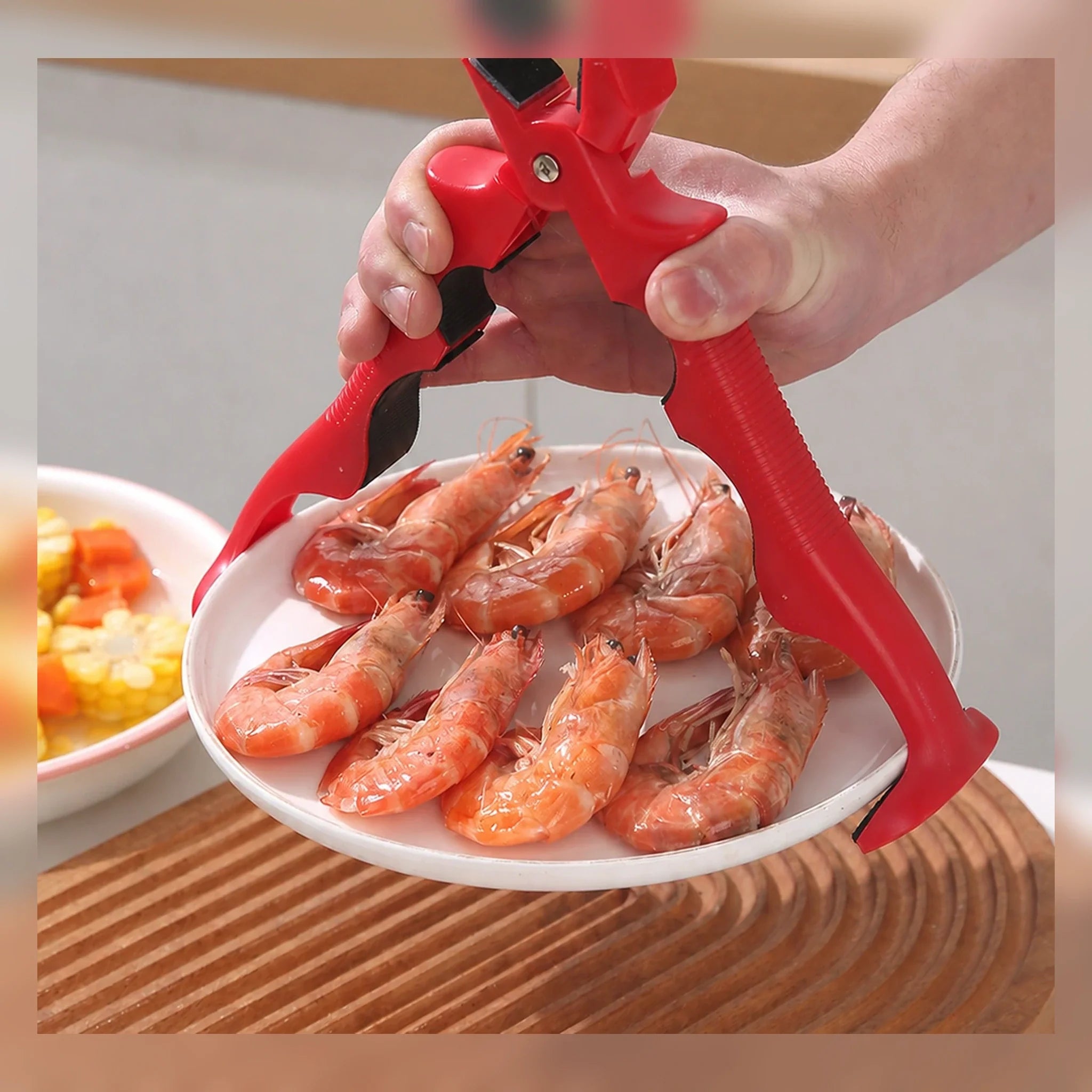 3-in-1 heat-resistant bowl tongs for cooking